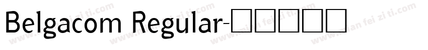 Belgacom Regular字体转换